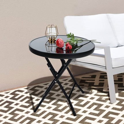 Drink Table Folding Side Round