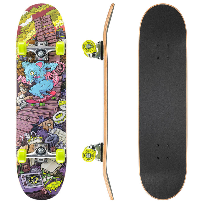 31" Kids Double Kick Skateboard
