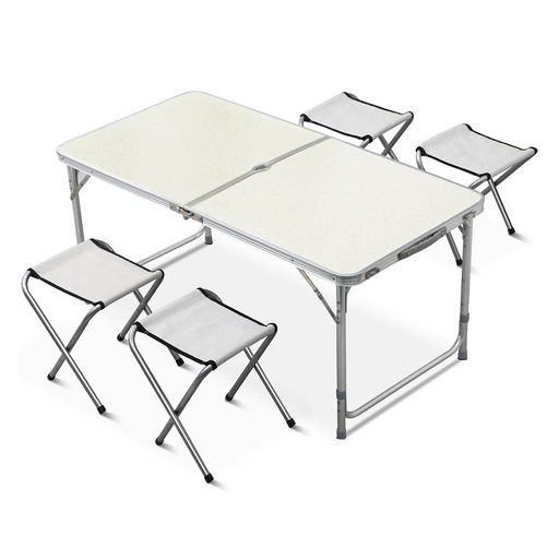 Portable Outdoor White Table Folding Chair