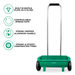 Durable aluminium alloy handles for comfort and control