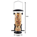 Wild bird seed feeder with hanging hook – ideal for UK gardens